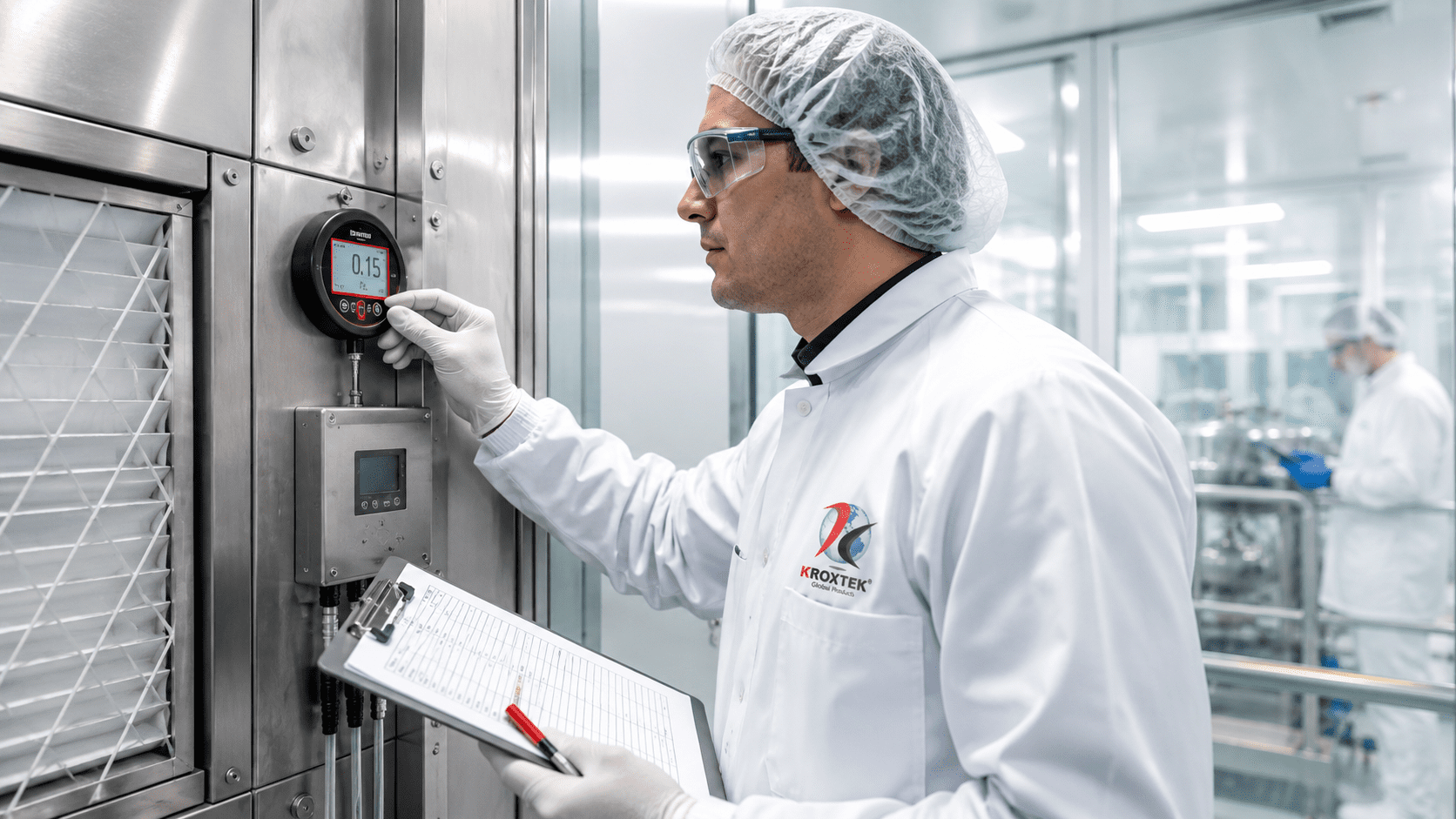 Calificacion cleanroom KROXTEK inspeccion