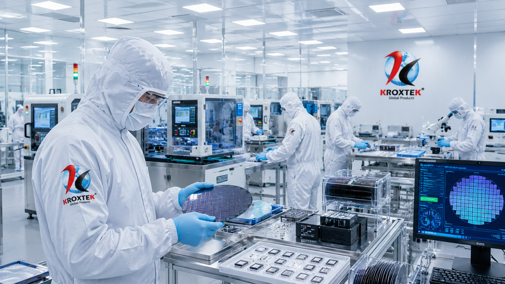 Cleanroom microelectronica semiconductores
