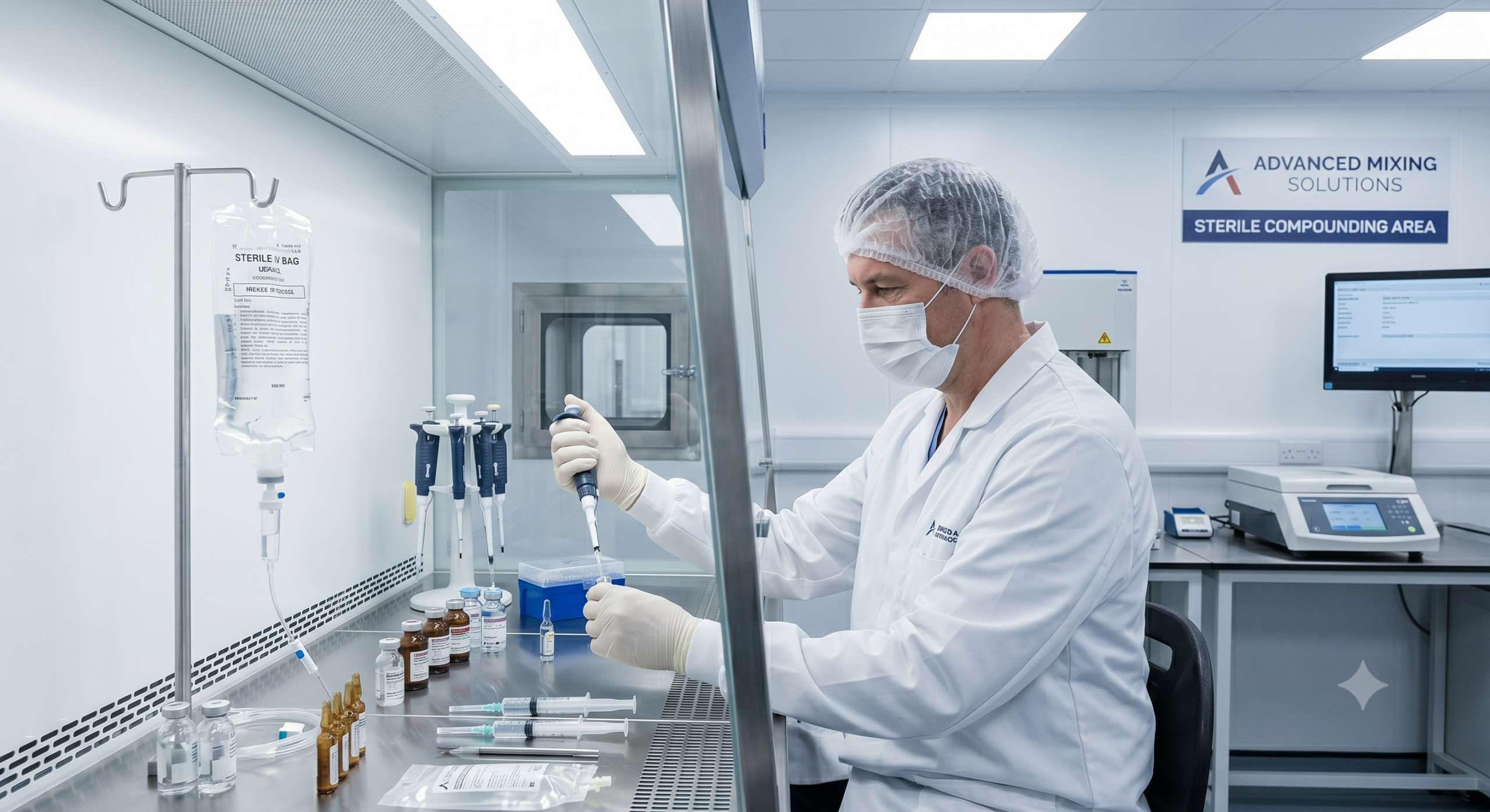 Centro de mezclas farmacia hospitalaria cleanroom