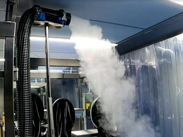 Verificación técnica de cleanroom durante pruebas de desempeño