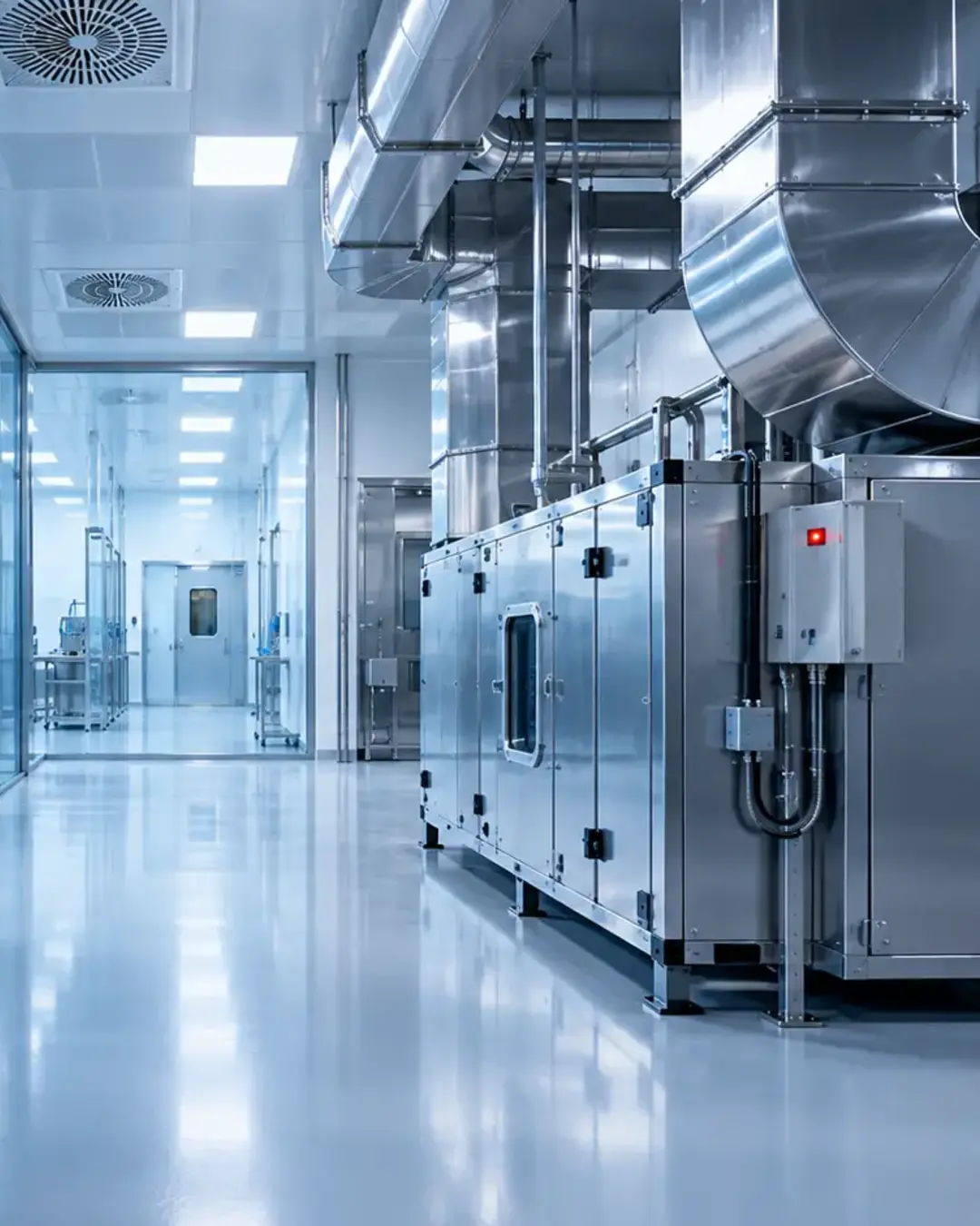 Ingeniería de ambiente crítico con integración de cleanroom, HVAC y monitoreo