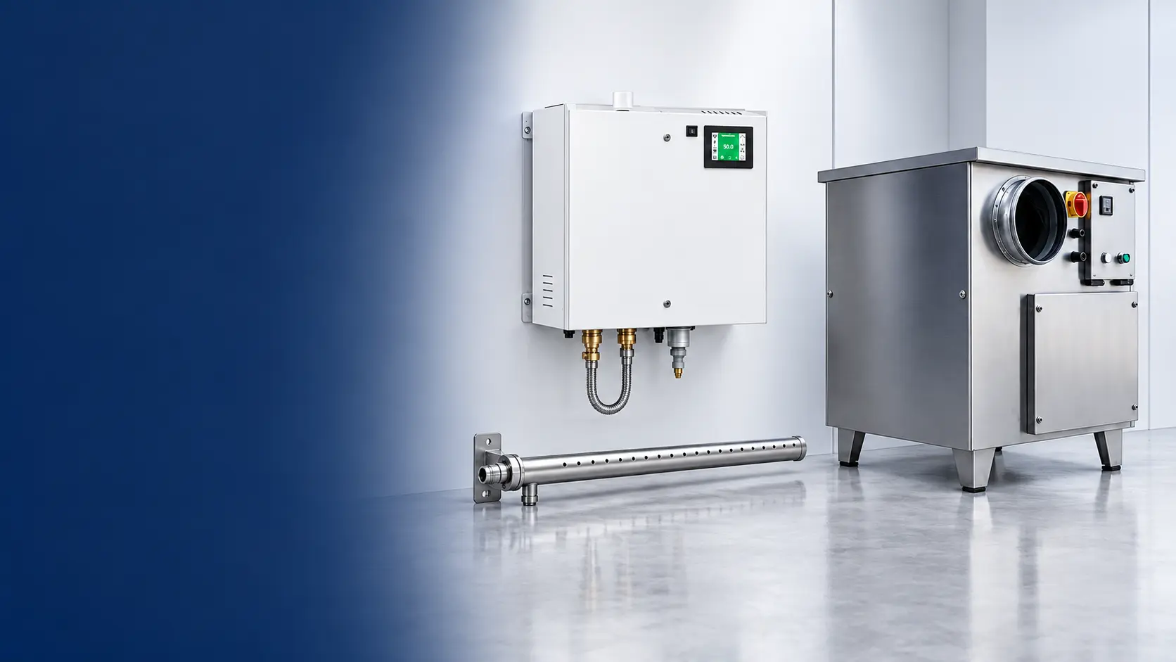 Sistema de humidificación integrado en ductos HVAC