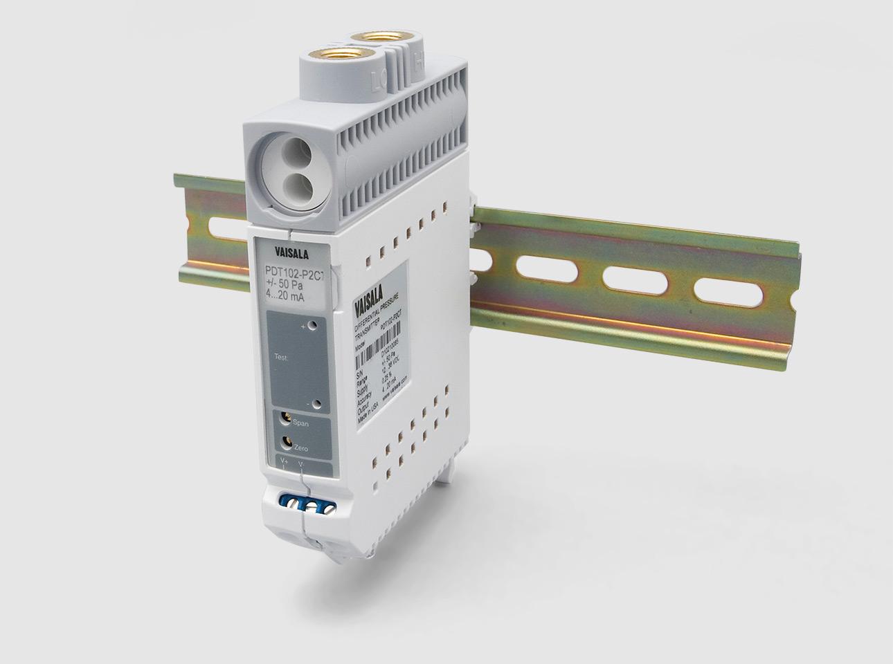 Transmisor Vaisala PDT102 para monitoreo de presión diferencial en cleanrooms